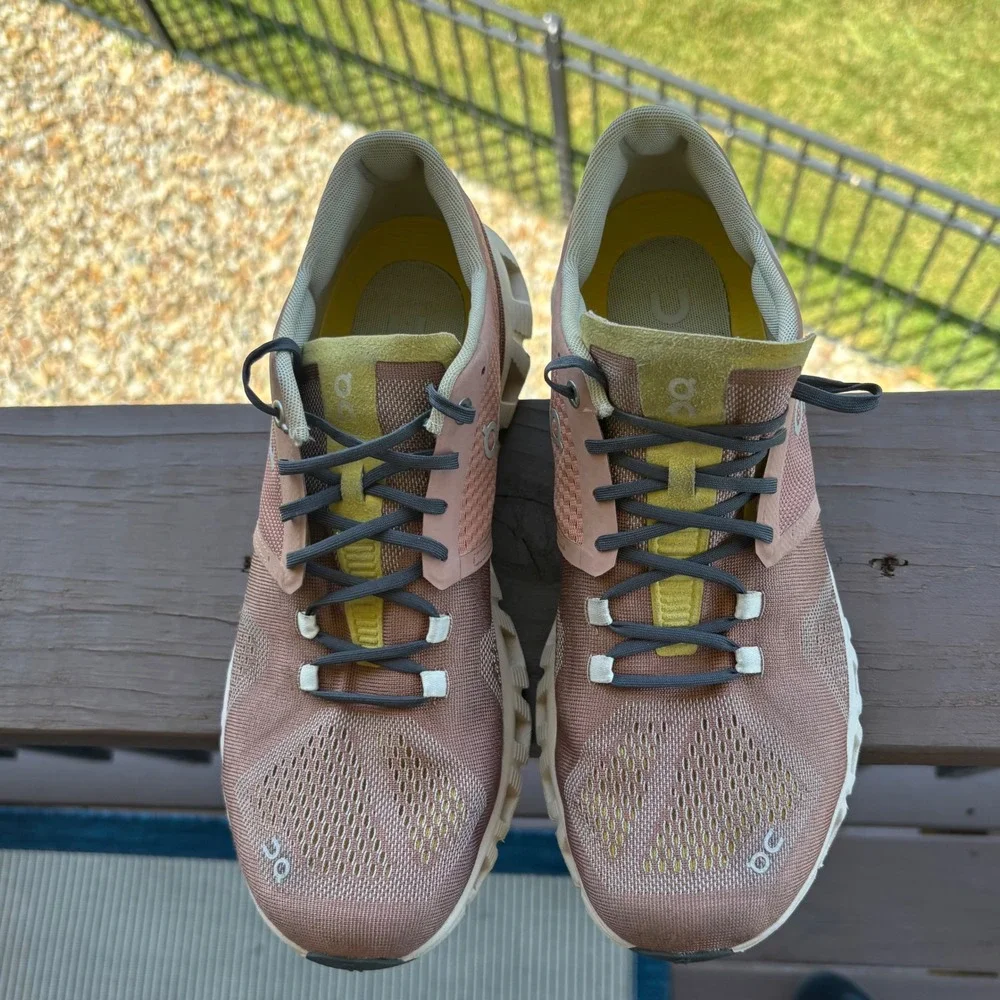 On Cloud X Womens Running Shoes Mocha Brown Sand 40.99239 Size 10